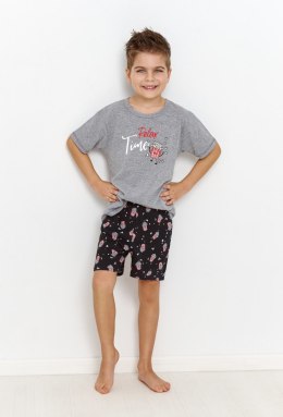 PIŻAMA CHŁOPIĘCA RELAX 2897 KR R.92-116 110 szary melange