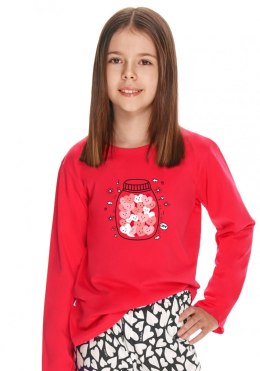 PIŻAMA DZIEWCZĘCA LIVIA 2589 DR R.86-116 SALE 92 czerwony