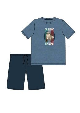 PIŻAMA FUN&YOUNG BOY 500/49 SCOOTER KR 164 jeans/melange