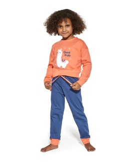 PIŻAMA GIRL KIDS 469/144 GOOD NIGHT DR 110-116 koralowy
