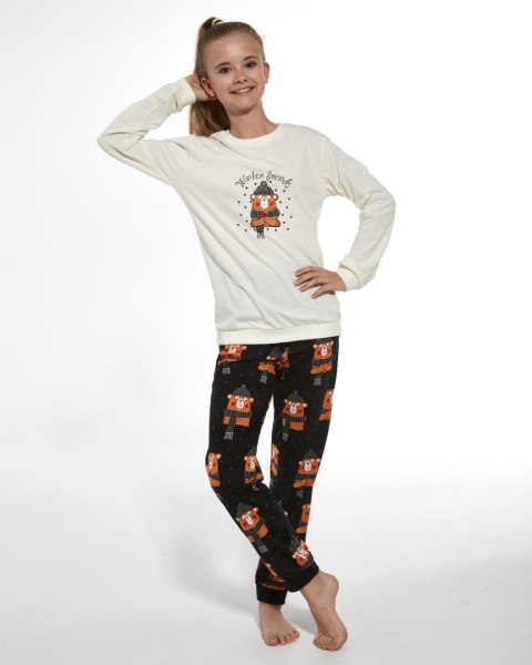 PIŻAMA GIRL KIDS 594/160 WINTER BEAR DR 122-128 ecrui PIŻAMA GIRL KIDS 594/160 WINTER BEAR DR 122-128 ecrui