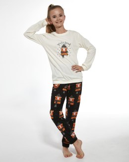 PIŻAMA GIRL KIDS 594/160 WINTER BEAR DR 98-104 ecrui