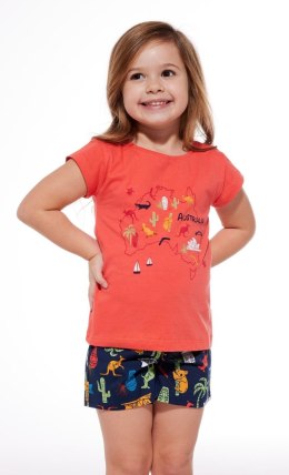 PIŻAMA GIRL KIDS 787/104 AUSTRALIA 2 KR 110-116 koralowy