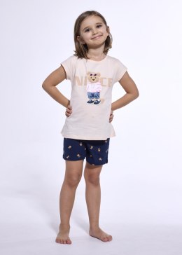 PIŻAMA GIRL KIDS 787/107 NICE KR 110-116 brzoskwiniowy