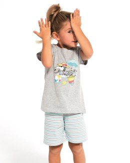 PIŻAMA GIRL KIDS 787/71 RELAX KR 86-92 melange szary