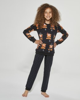 PIŻAMA GIRL KIDS 996/148 BEAR DR SALE 110-116 czarny