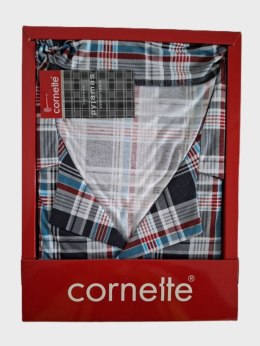 PIŻAMA MĘSKA 318/45 KR R.3XL-5XL XXXL niebieski
