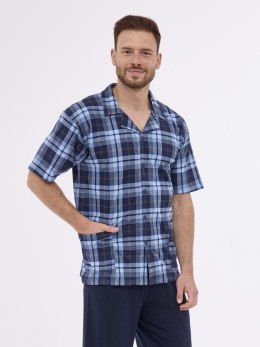 PIŻAMA MĘSKA 318/52 KR XXL niebieski