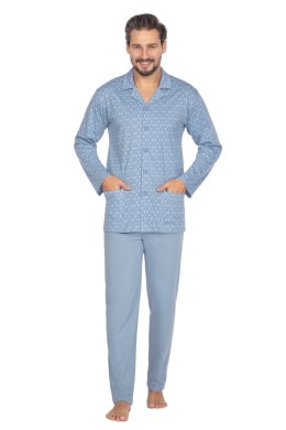 PIŻAMA MĘSKA 463A DR XXL niebieski