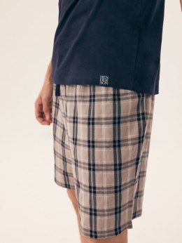 PIŻAMA MĘSKA DEXTER 42617 KR L granatowy