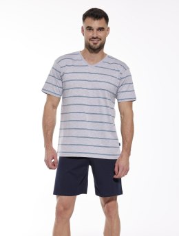 PIŻAMA MĘSKA VARIOUS 330/41 KR XXL szary