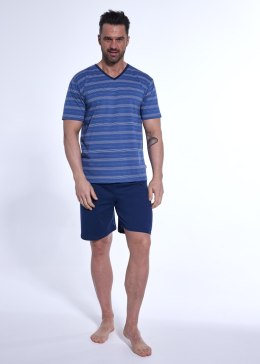 PIŻAMA MĘSKA VARIOUS 330/47 KR XXL granatowy/paski