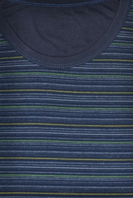 PIŻAMA MĘSKA VARIOUS 338/31 KR L granatowy/żółty/biały/seledynowy