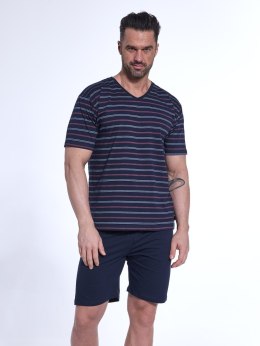 PIŻAMA MĘSKA VORIOUS 330/49 KR XL czarny