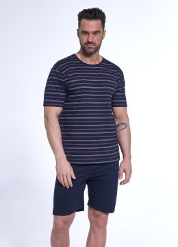 PIŻAMA MĘSKA VORIOUS 338/51 KR L czarny