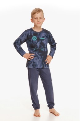 PIŻAMA CHŁOPIĘCA GREG 2652 DR R.92-116 SALE 104 granatowy