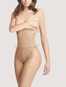 RAJSTOPY HIGH WAIST BIKINI 20 DEN 3 light natural