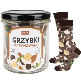 SKARPETY MĘSKIE SOXO W SŁOIKU 35-40 grzybki marynowane