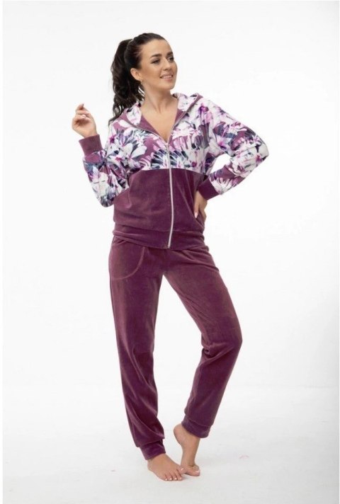 DRES DAMSKI 369 L ciemny śliwkowy DRES DAMSKI 369 L ciemny śliwkowy