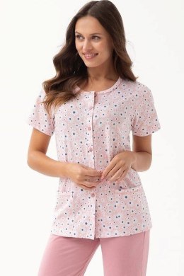 PIŻAMA DAMSKA 346 KR XL różowy/stokrotki