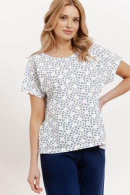 PIŻAMA DEMI 3418 KR M biały/granatowy