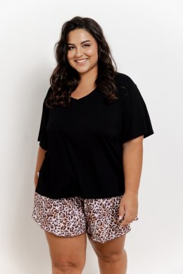 PIŻAMA ESTI 3360 KR R.2XL-3XL XXL czarny