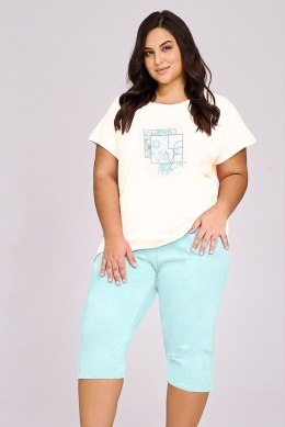 PIŻAMA ISLA 3414 KR R.2XL-3XL XXL ecru