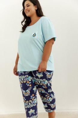 PIŻAMA KRISTEN 3366 KR R.2XL-3XL 3XL błękitny