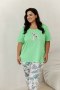 PIŻAMA LIA 3372 KR R.2XL-3XL 3XL zielony