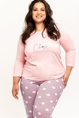 PIŻAMA LIBBY 3268 3/4 R R.2XL-3XL XXL różowy