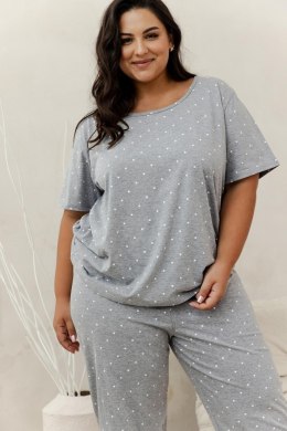 PIŻAMA MEG 3368 KR R.2XL-3XL 3XL grafitowy