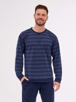 PIŻAMA MĘSKA 117/279 LOOSE 14 DR XXL granatowy