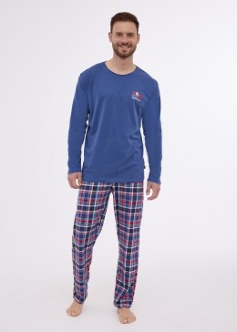 PIŻAMA MĘSKA 124/271 NEVER 2 DR XXL jeans