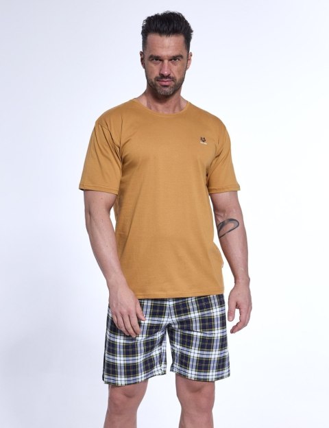 PIŻAMA MĘSKA 326/183 NATURE 3 KR M miodowy PIŻAMA MĘSKA 326/183 NATURE 3 KR M miodowy