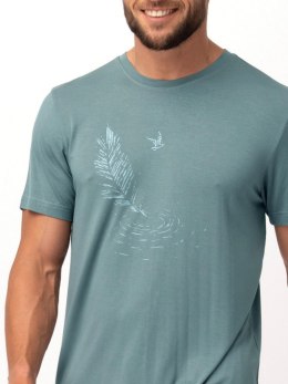 PIŻAMA MĘSKA BAMBUS MNS 750 KR R.3XL-4XL XXXL oliwkowy