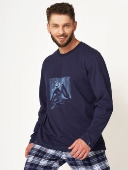 PIŻAMA MĘSKA MNS 412 DR XXL granatowy