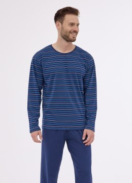 PIŻAMA MĘSKA VARIOUS 138/51 DR XXL granatowy