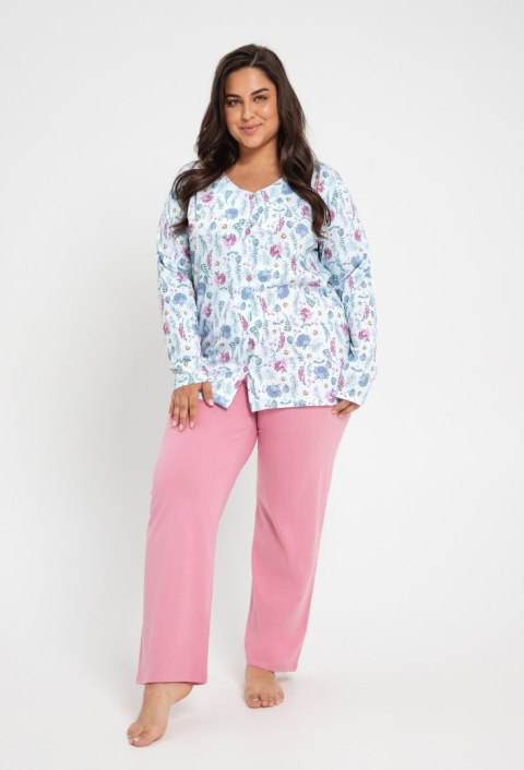 PIŻAMA VALENCIA 3009 DR R.2XL-3XL XXXL błękitny PIŻAMA VALENCIA 3009 DR R.2XL-3XL XXXL błękitny