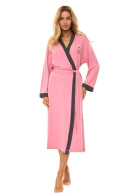 SZLAFROK DAMSKI DŁUGI 2505 XL różowy