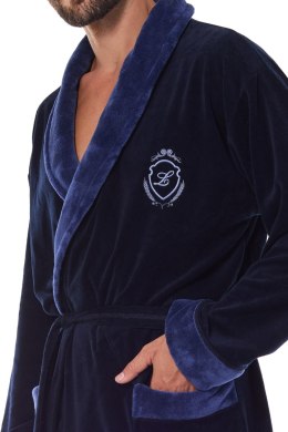 SZLAFROK MĘSKI 2458 DIEGO M granatowy