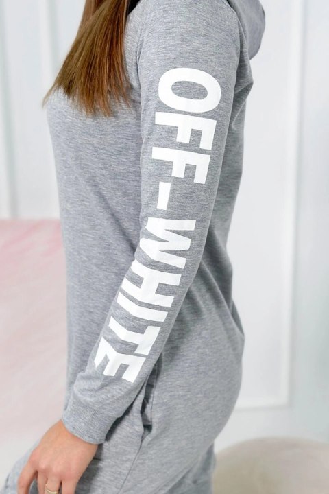 Sukienka Off White szary mealnż Sukienka Off White szary mealnż
