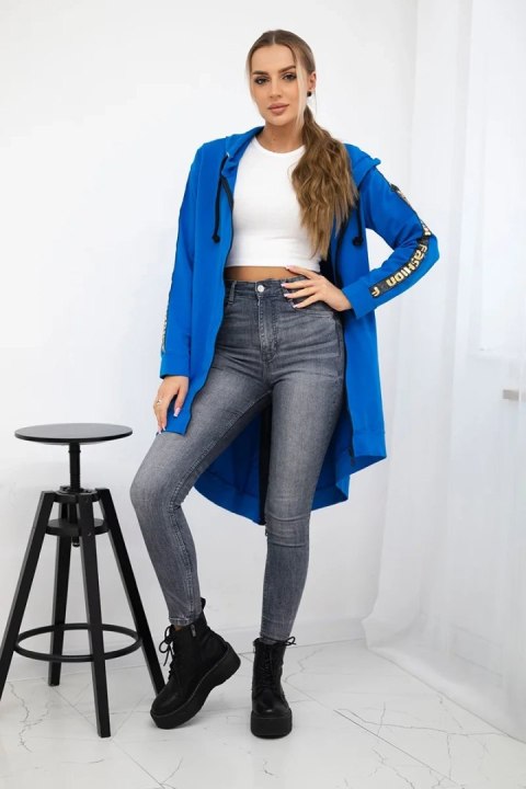 Bluza z suwakiem z tyłu jeans Bluza z suwakiem z tyłu jeans