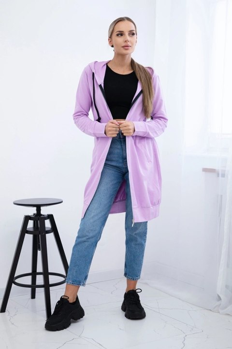Bluza sukienkowa z kapturem fioletowa Bluza sukienkowa z kapturem fioletowa