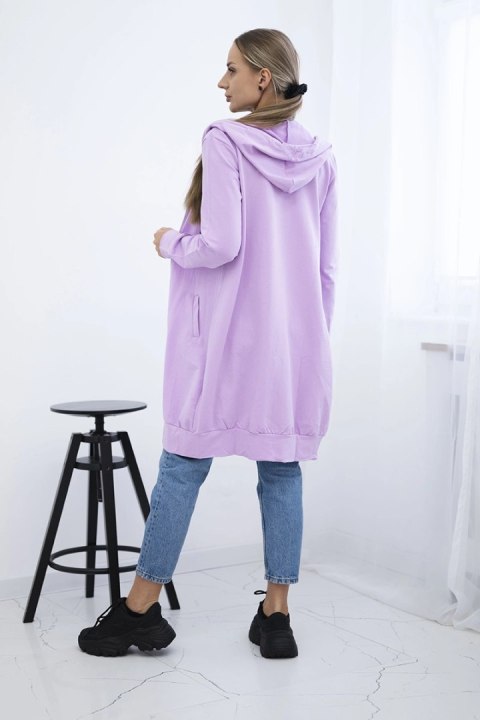 Bluza sukienkowa z kapturem fioletowa Bluza sukienkowa z kapturem fioletowa