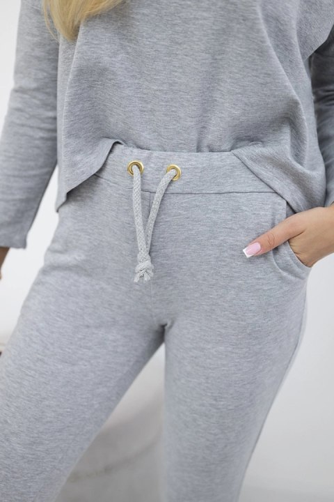 Komplet z bluzką oversize szara Komplet z bluzką oversize szara