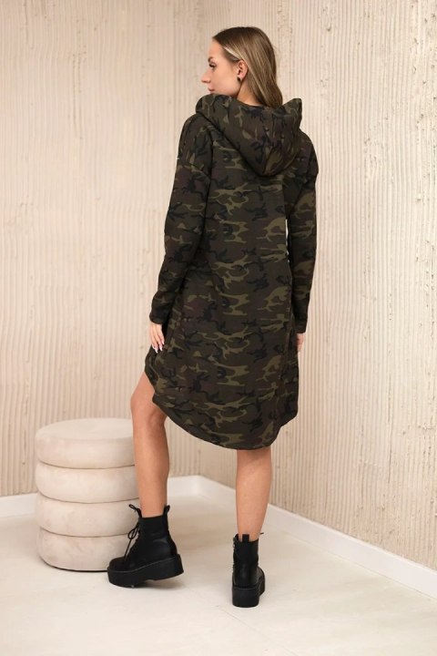 Sukienka moro khaki+zielony Sukienka moro khaki+zielony