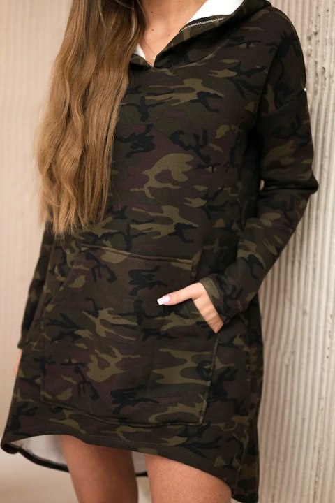 Sukienka moro khaki+zielony Sukienka moro khaki+zielony