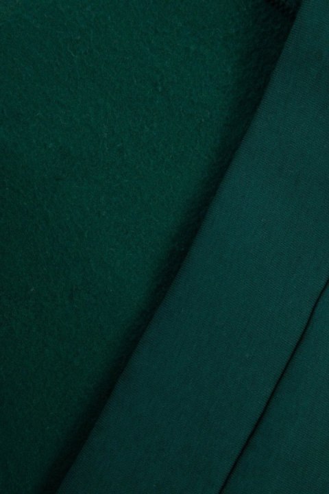 Bluza z kapturem z naszywkami zielona Bluza z kapturem z naszywkami zielona