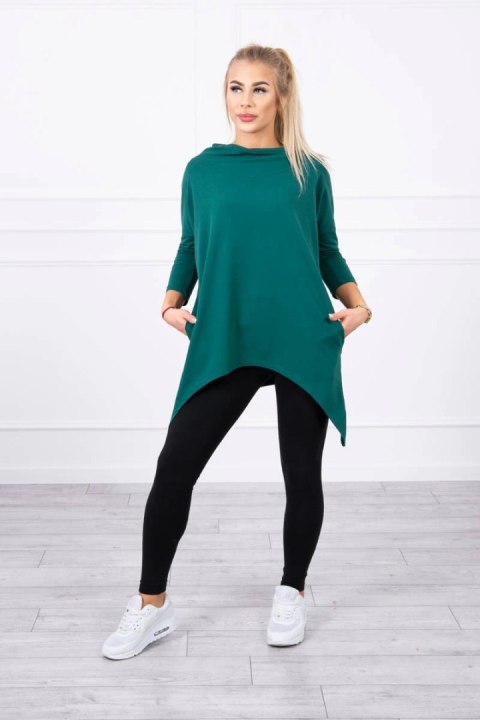 Bluza z nadrukiem skrzydeł zielona Bluza z nadrukiem skrzydeł zielona