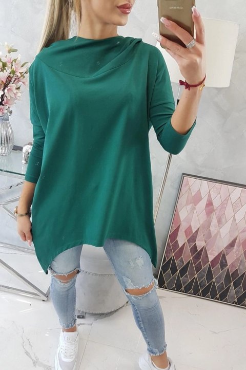 Bluza z nadrukiem skrzydeł zielona Bluza z nadrukiem skrzydeł zielona